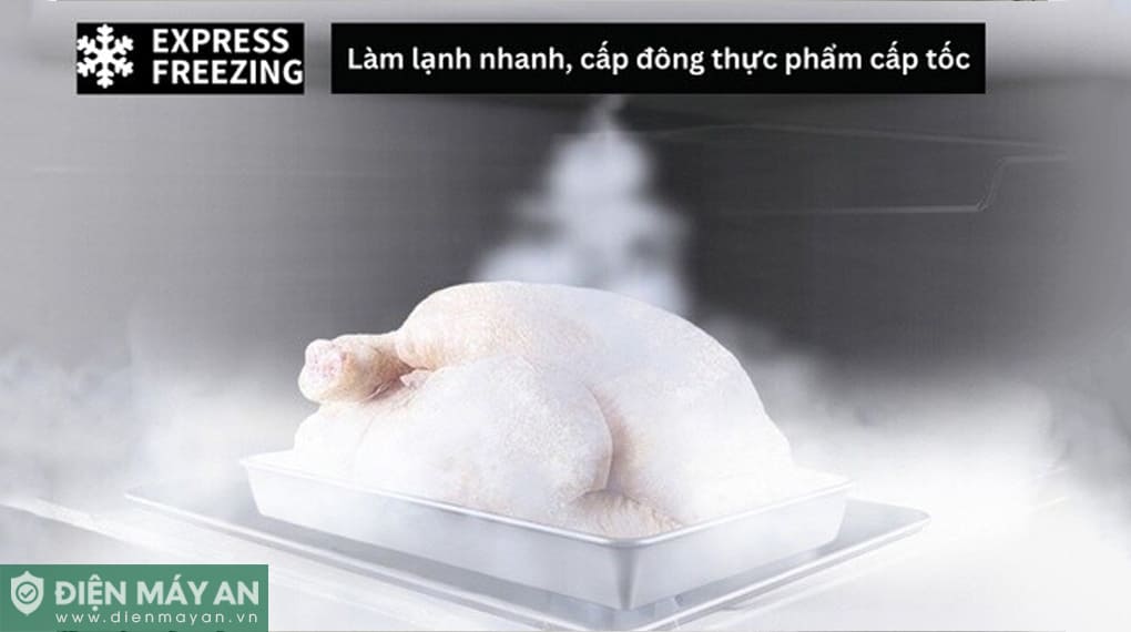 Tủ lạnh Sharp Inverter 532 lít Side By Side SJ-SBX530V-SL